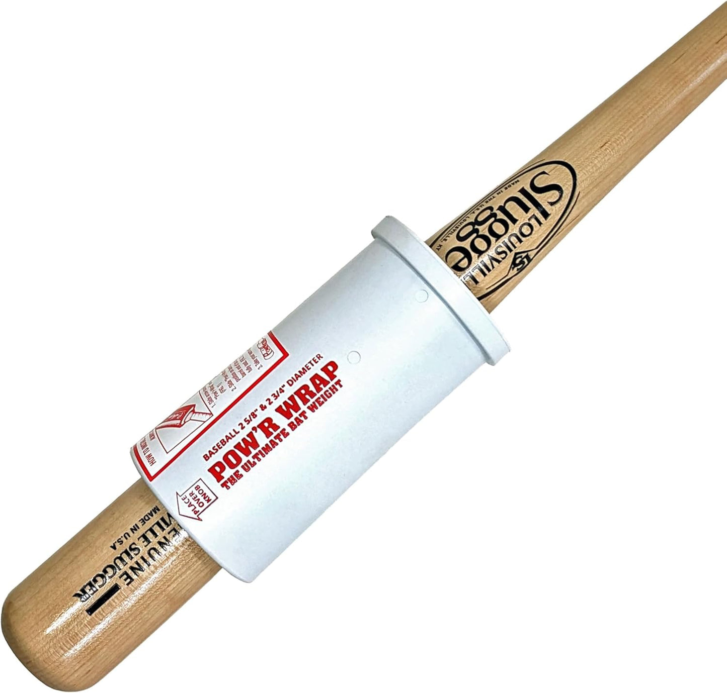 Powr Wrap Bat Weight Sleeve for Baseball - Durable 24-Ounce Design