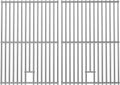 15 inch 2Pack Stainless Steel Grill Grate - Durable Replacement Set
