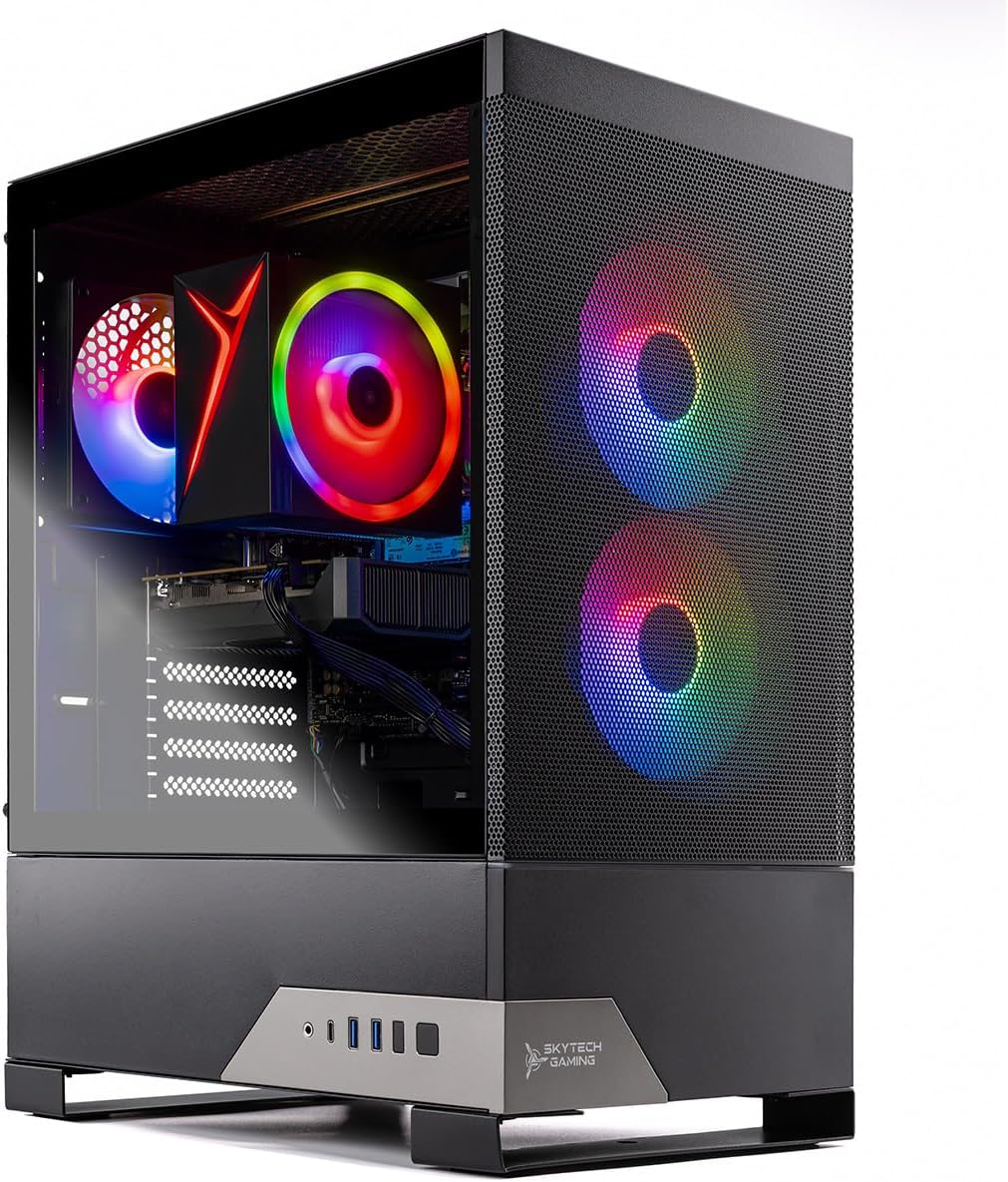Skytech Gaming Nebula 2 Gaming PC with Ryzen 7 and RTX 5050