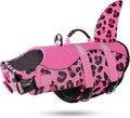 ASENKU Dog Life Jacket - Shark Floatation Vest for Swimming