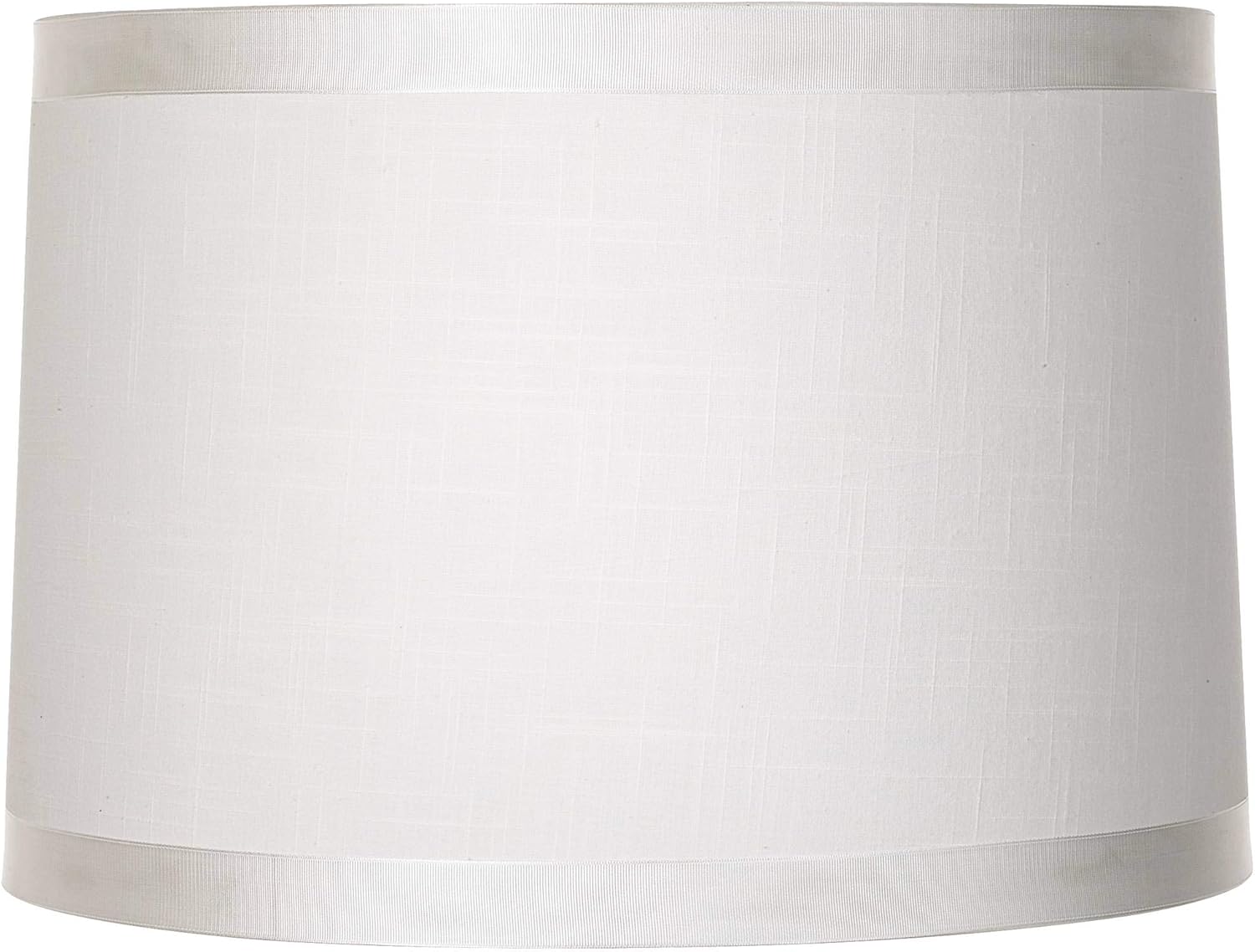 White Fabric Large Drum Lamp Shade for Elegant Home Decor