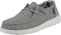 Hey Dude Women's Wendy Chambray Lace Up Loafers for Comfort