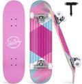 BELEEV Skateboard for Beginners 31 x 8 in - Ready-to-Ride Starter