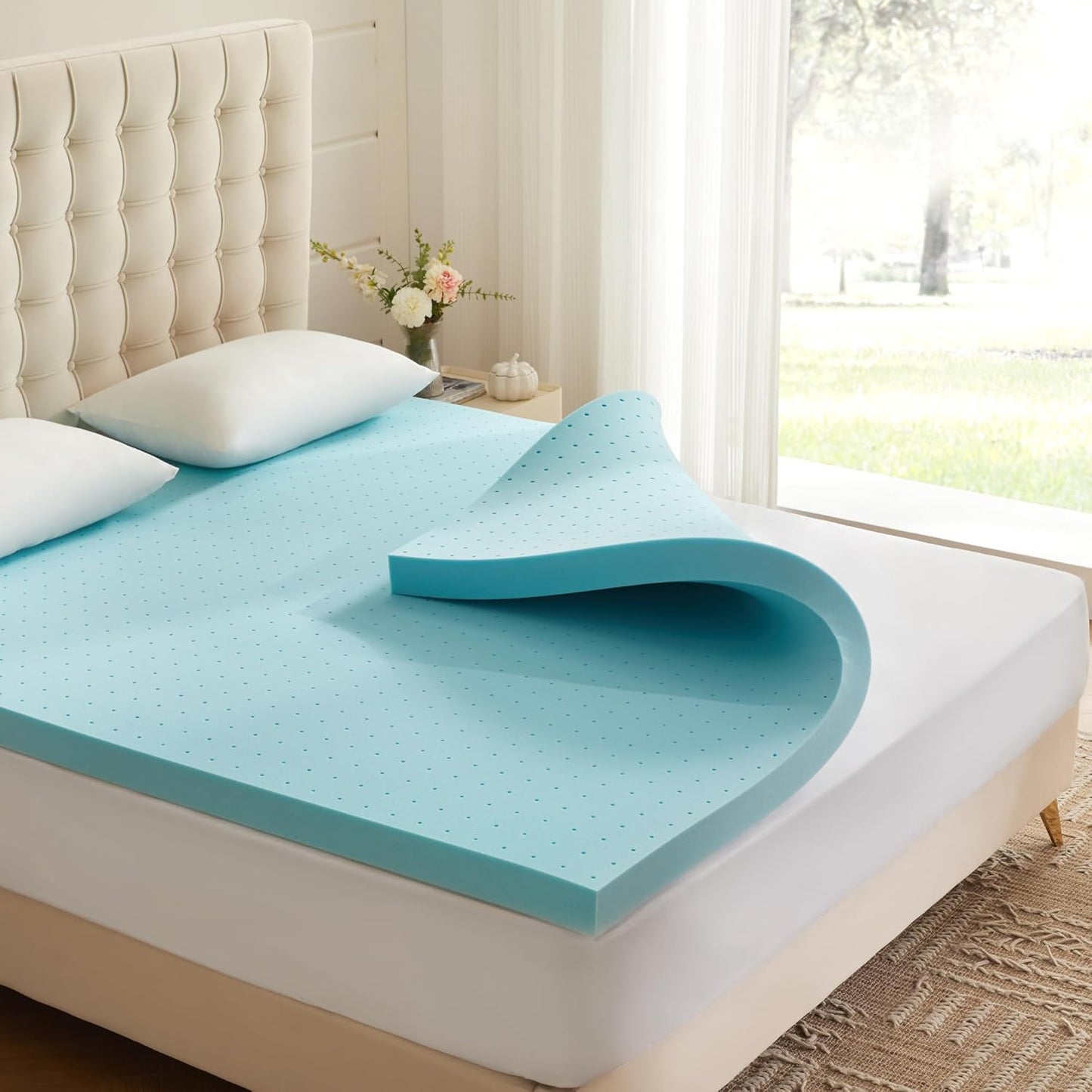 3 Inch Memory Foam Mattress Topper Twin XL for Ultimate Comfort