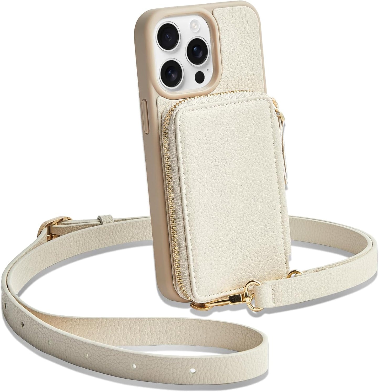 ZVE iPhone 13 Pro Wallet Case with RFID Blocking for Women