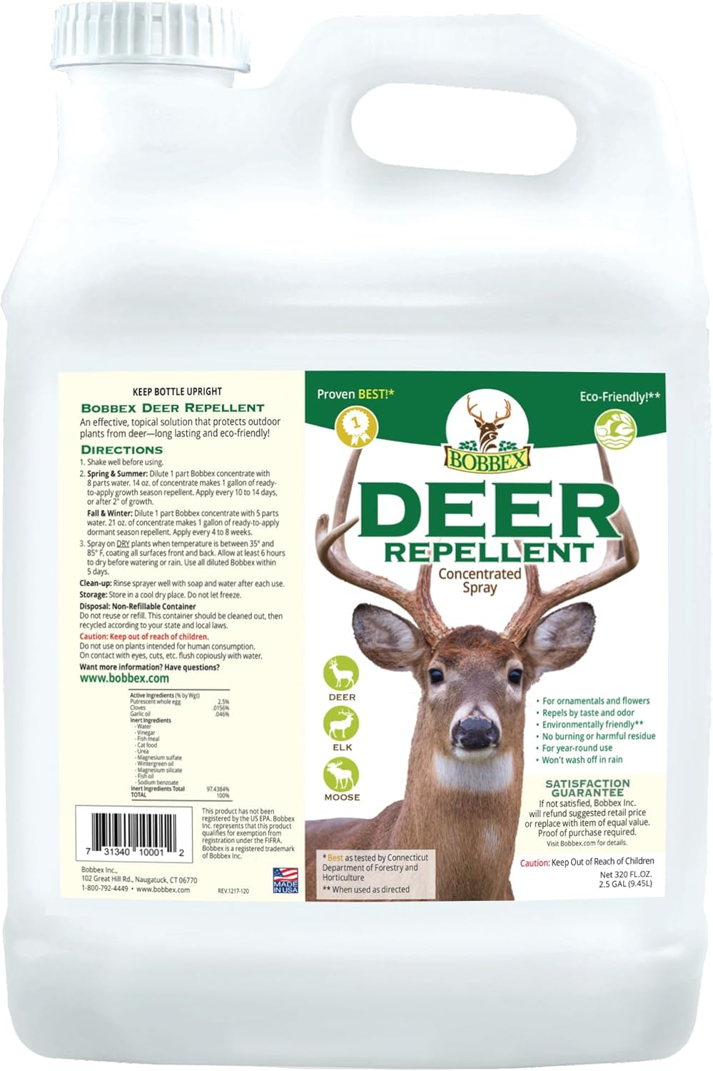 Concentrated Deer Repellent - Effective Natural Deterrent Spray