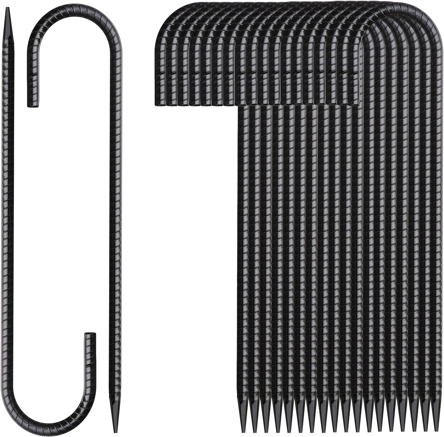 Rebar Stakes 16 Inch Heavy Duty Tent Stakes for Outdoor Use