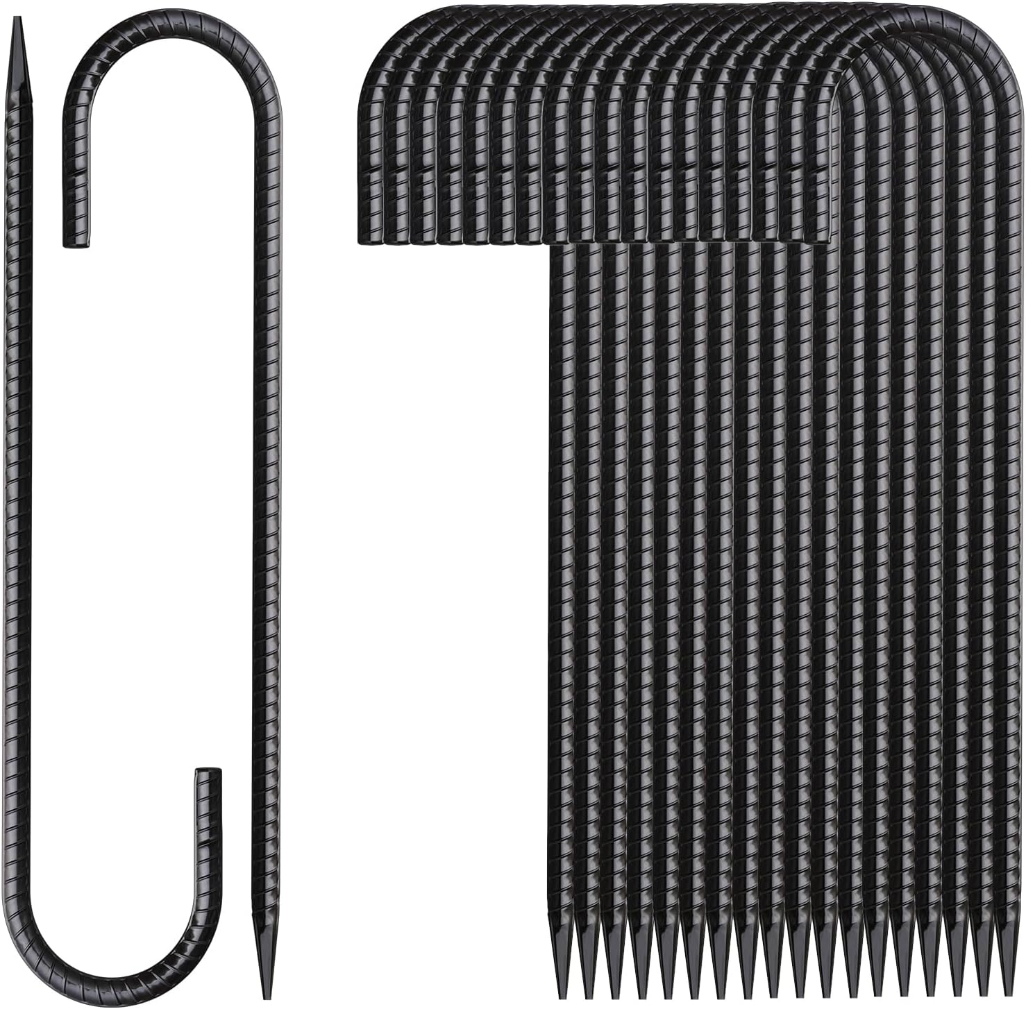 Rebar Stakes 16 Inch Heavy Duty Tent Stakes for Outdoor Use
