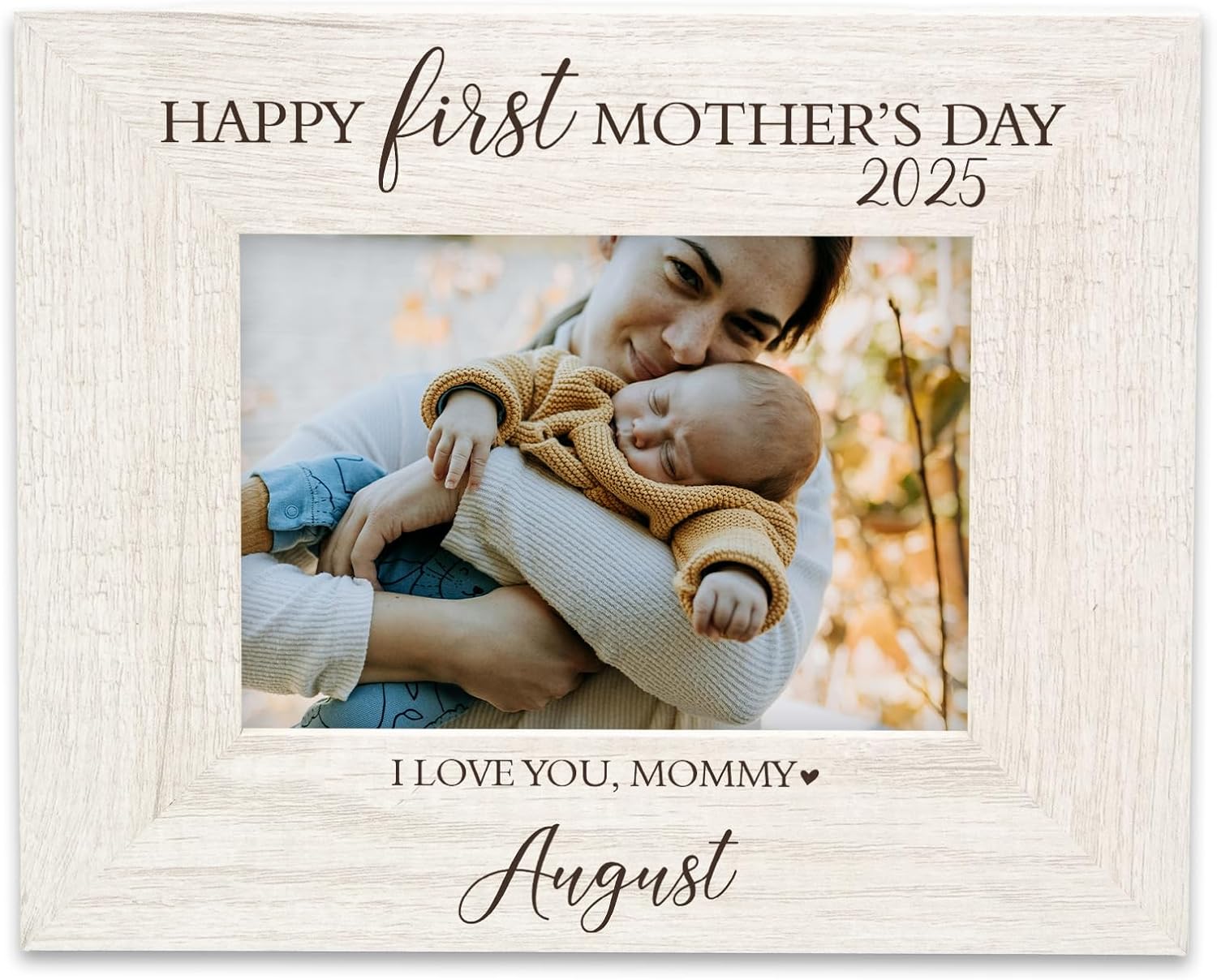 Personalized First Mother's Day Picture Frame for New Moms