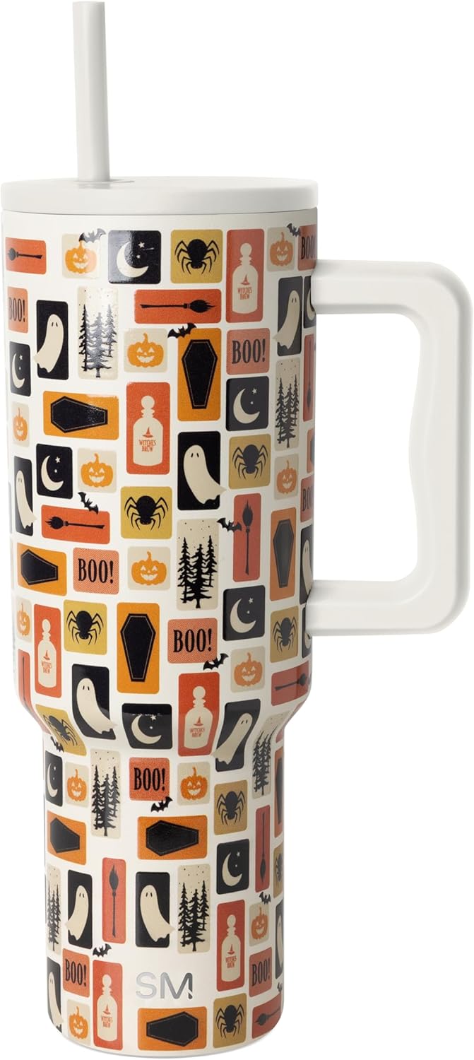 Simple Modern Halloween 40 oz Trek Tumbler with Handle and Straw Lid