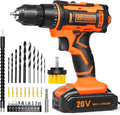 20v Drill Driver Set Cordless Drill with Battery and Charger - Compact