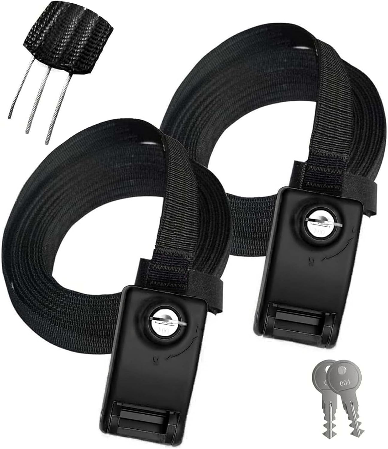Lockable Tie Down Strap for Kayaks, Bikes, and Surfboards