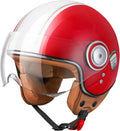 Open Face Motorcycle Helmet for Adults - Classic 3/4 Retro DOT