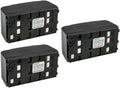Kastar 3-Pack Ni-MH Battery 6V 4800mAh Compatible Camcorders - Long