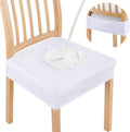 Waterproof Seat Covers for Dining Room Chairs Set of 6 - Stretch