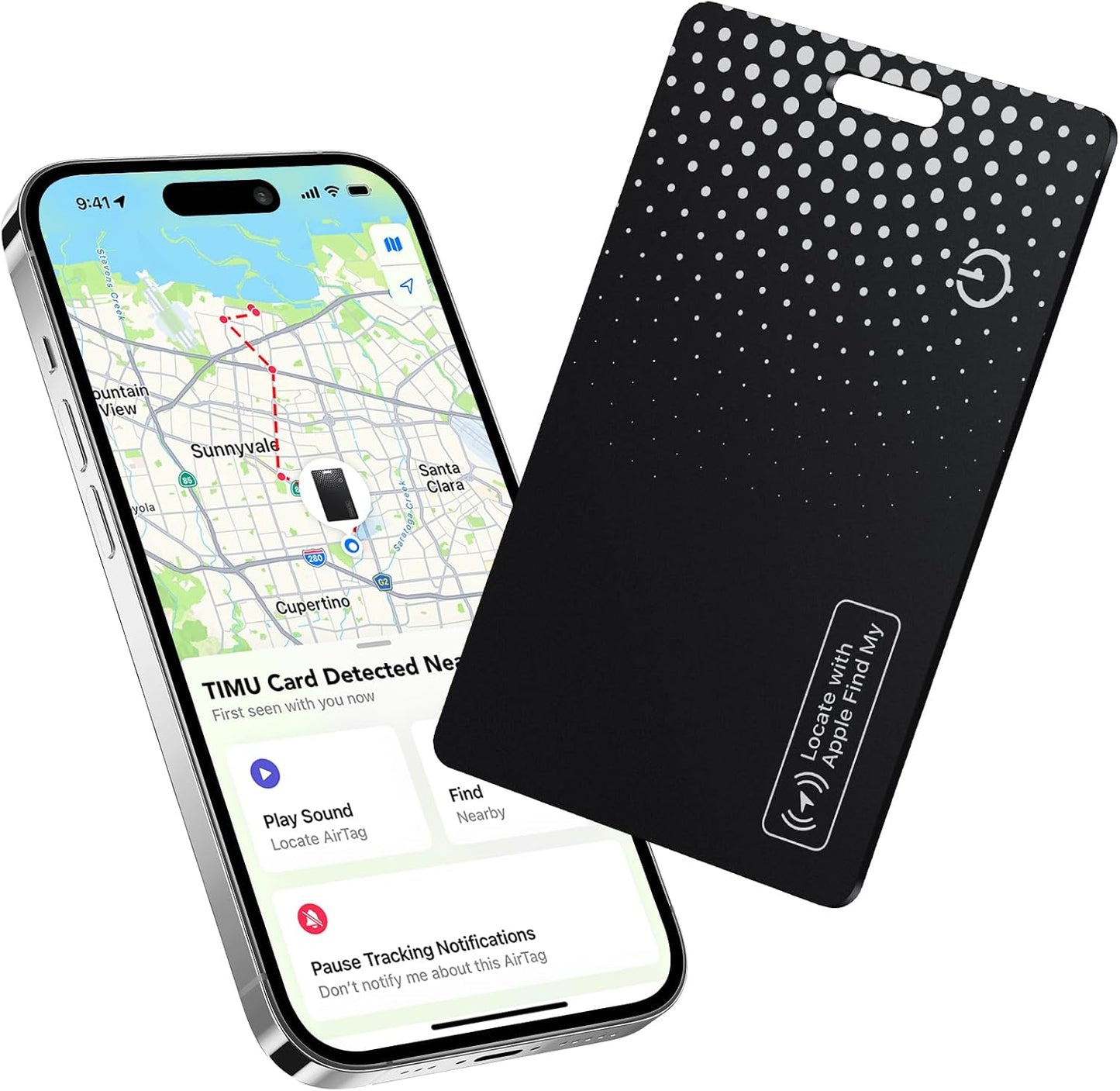 1-Pack Air Tracker Tag Wallet Tracker for Efficient Location Tracking