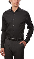 Men's Xtreme Slim Cotton Dress Shirt - Non Iron Herringbone