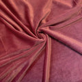 Stretch Velvet Fabric 58/60 in Wide (10 Yard, Mauve) - Soft Draping