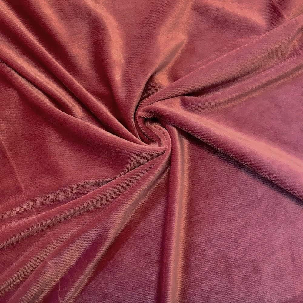 Stretch Velvet Fabric 58/60 in Wide for Elegant Home Decor