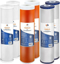 Aquaboon 5 Micron 20 x 4.5 Anti-Scale Filter Set for Home