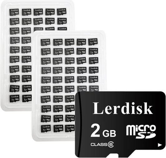 100-Pack 2GB C6 Micro SD Cards - Wholesale Bulk Savings!