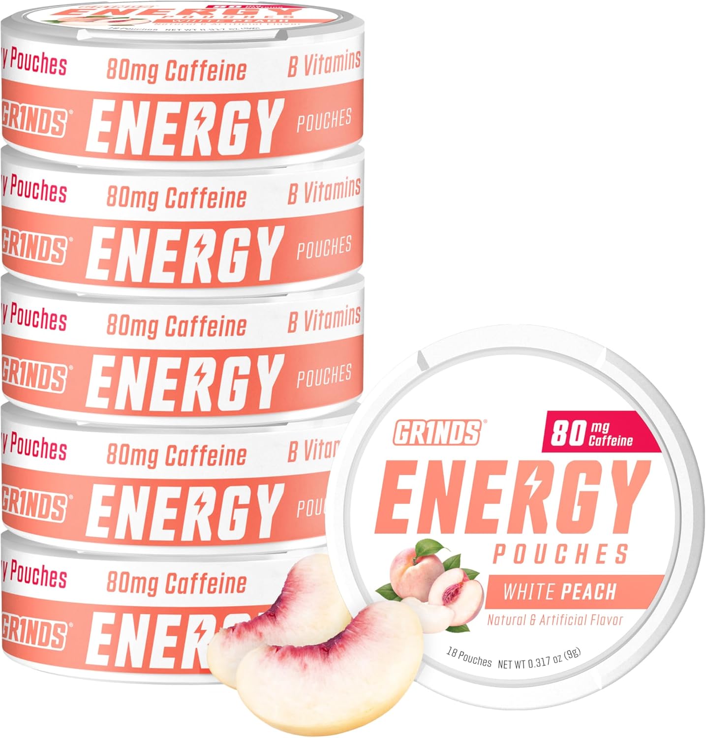 Grinds Energy Pouches - Natural Caffeine for Quick Boost