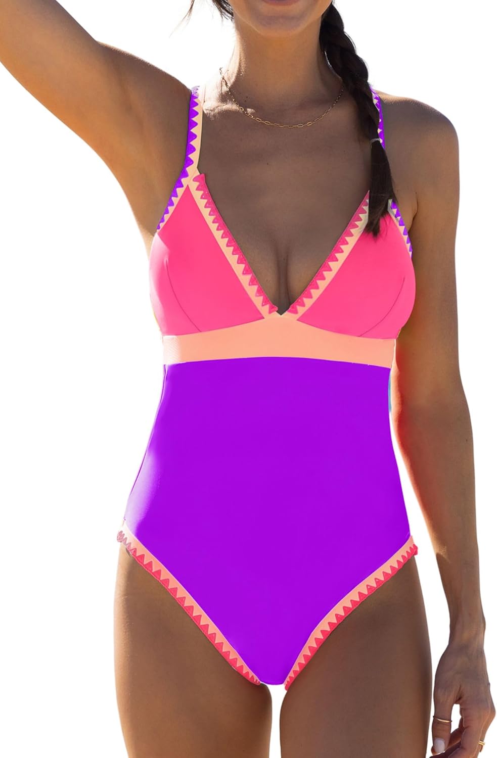popvil One Piece Swimsuit 2025 Tummy Control for Women