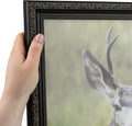 14x18 Inch Black Picture Frame - Antique Black Custom Poster Frame
