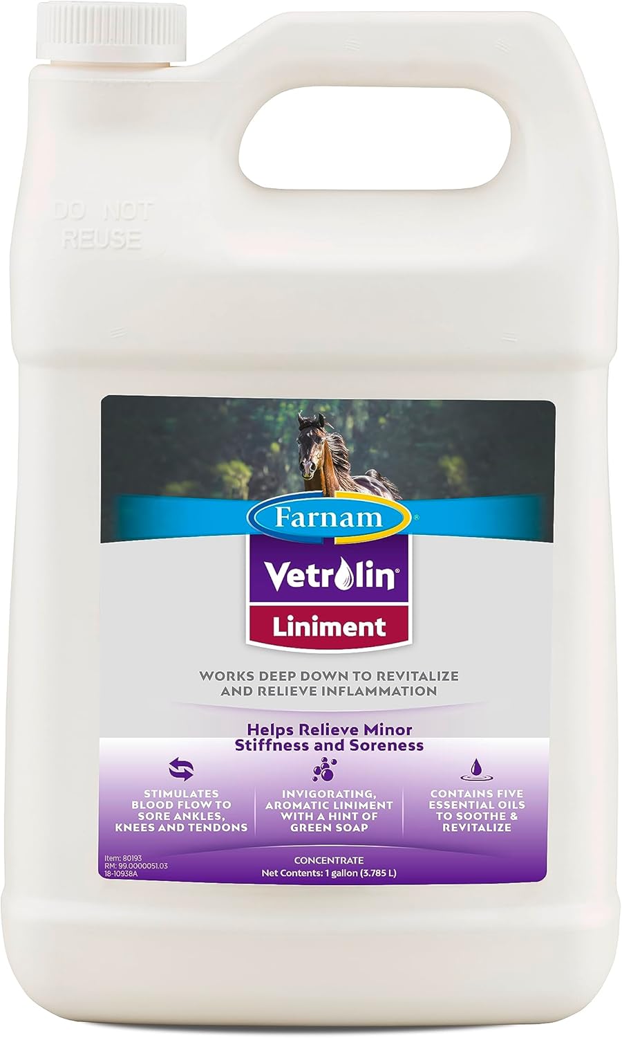 Farnam Vetrolin Horse Liniment for Muscle Soreness Relief