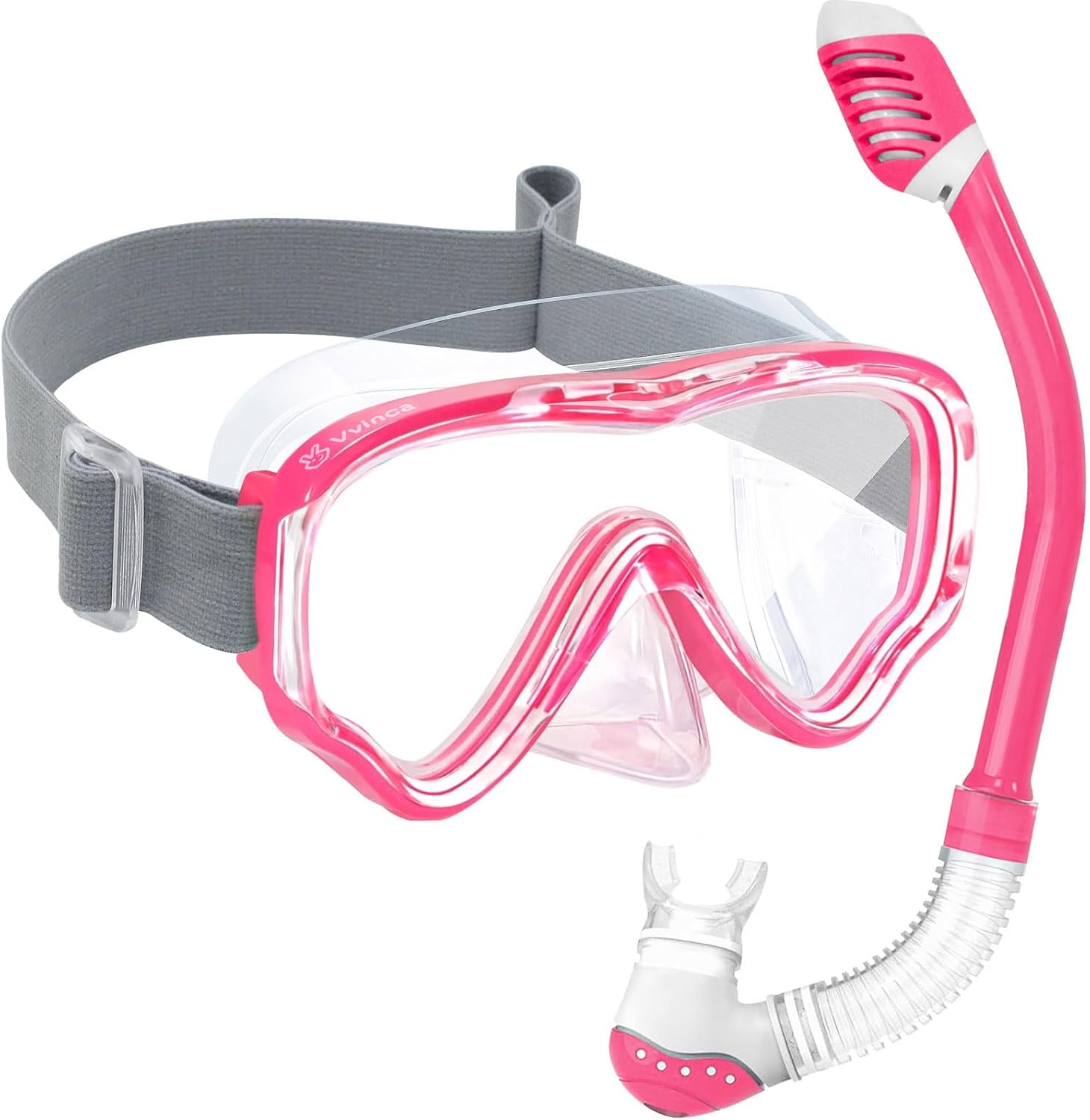 Vvinca Kids Snorkel Set: Anti-Fog, Panoramic View