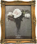 CISOO 8x10 Vintage Picture Frame - Ornate Bronze Gold Photo Frame