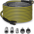Flexible Pressure Washer Hose 50FT 3600 PSI - Kink Resistant Extension
