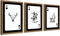 Western Cowboy Wall Art Set of 3 for Rustic Room Decor