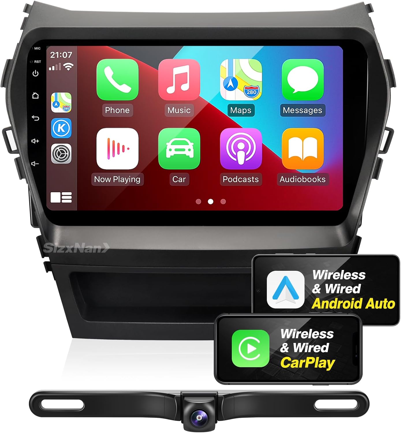 Android Radio Upgrade for Santa Fe 2013-2017 with Carplay