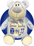 Birth Stat Stuffed Animal Personalized Baby Announcement Plush