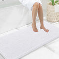Smiry Luxury Chenille Bathroom Rug 47x20 - Extra Soft Absorbent Bath