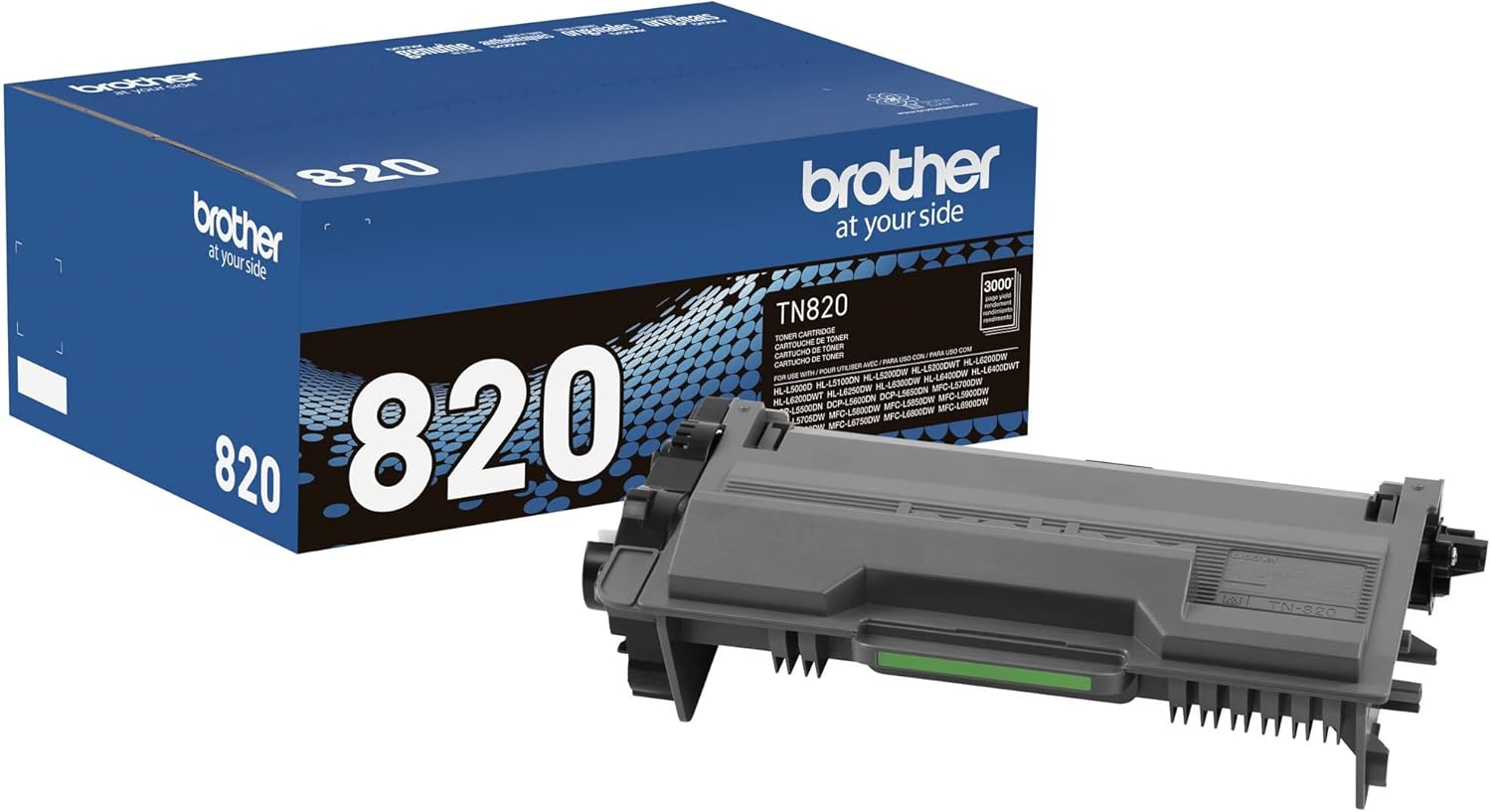 Brother TN820 Genuine Toner Cartridge for High-Quality Prints