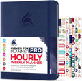 A4 Dark Blue Weekly Planner PRO - Undated Life Organizer