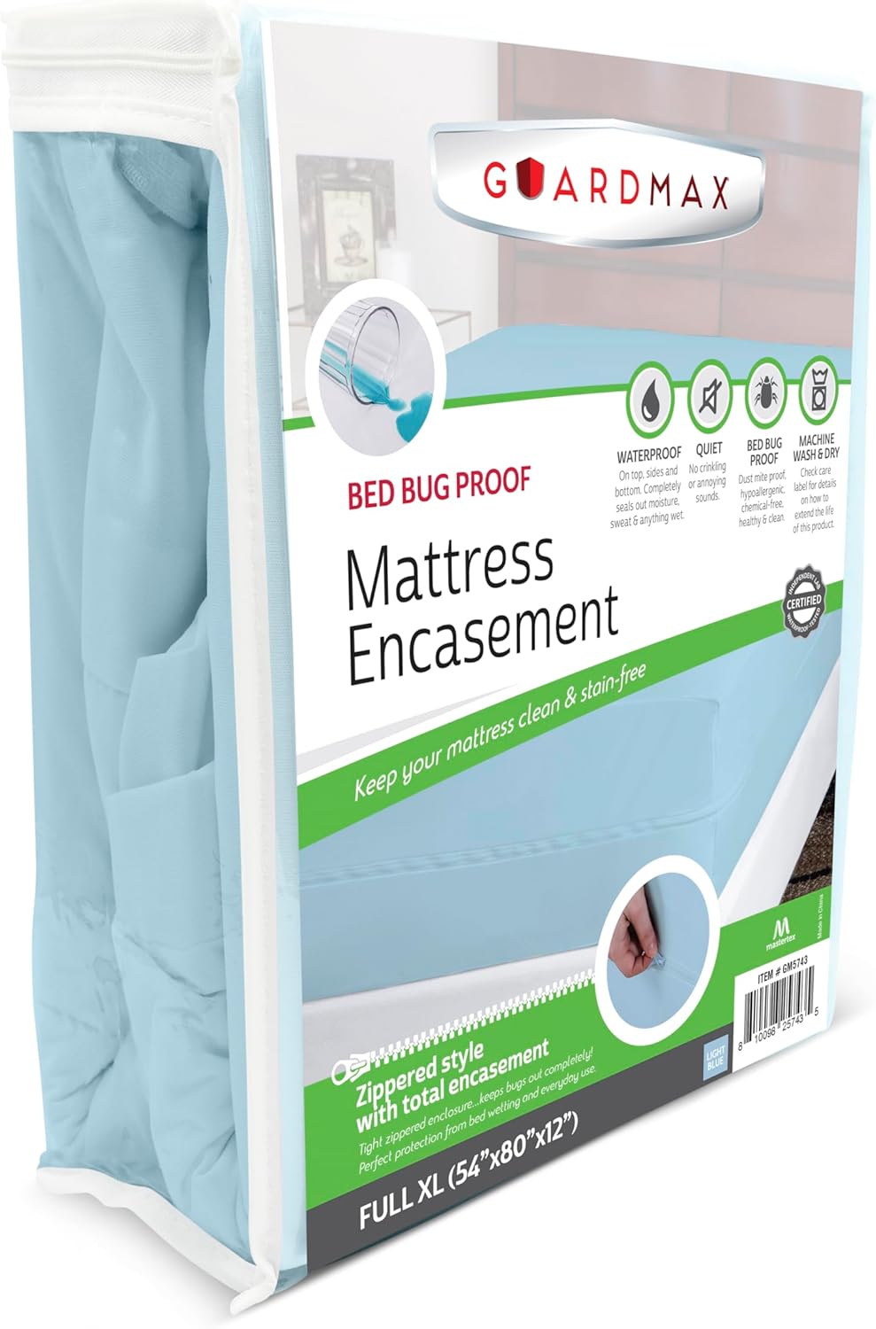 Guardmax Jersey Knitted Full XL Zippered Mattress Encasement Review