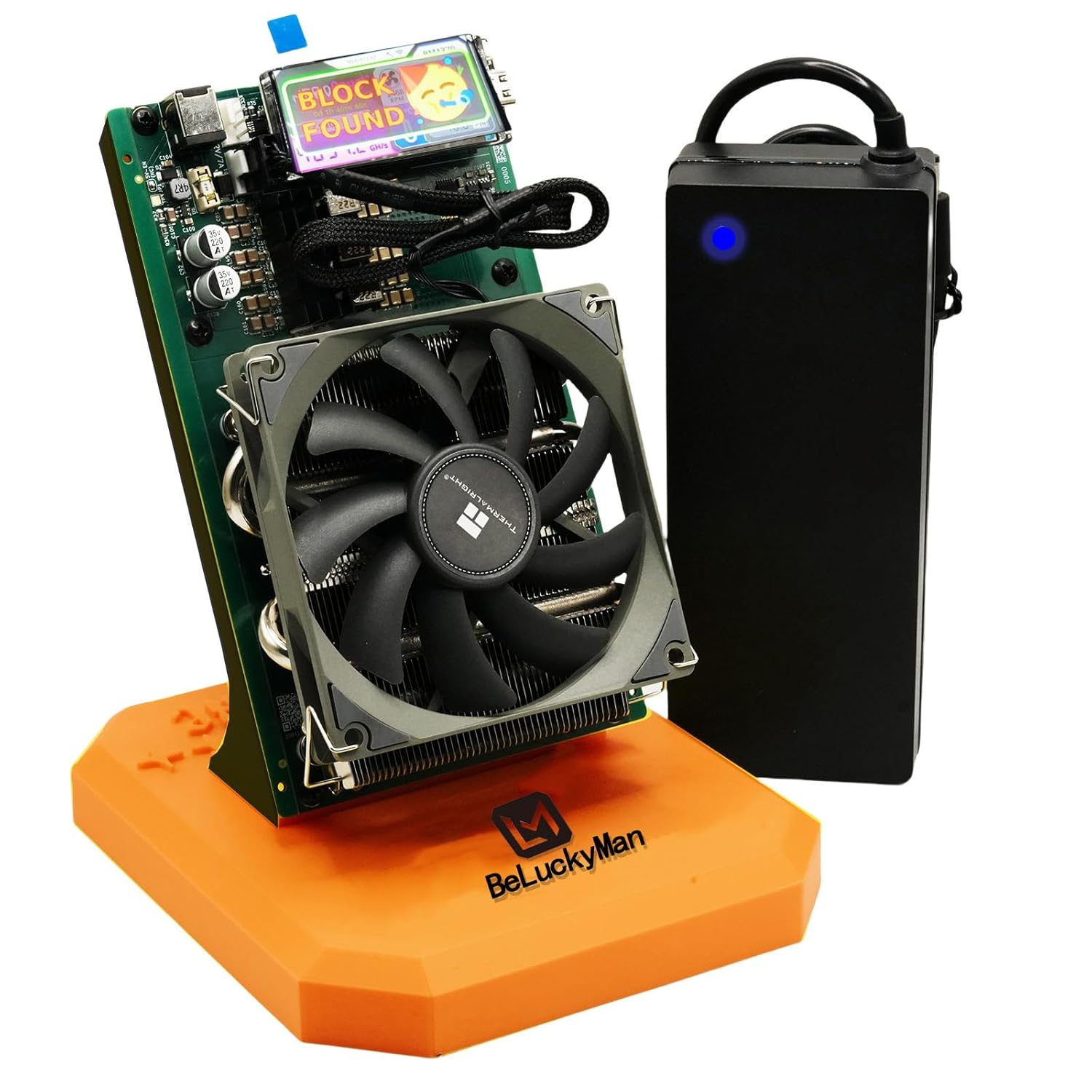 NerdQaxe++ BTC Mining Machine with 4 ASIC Chips for Solo Miners