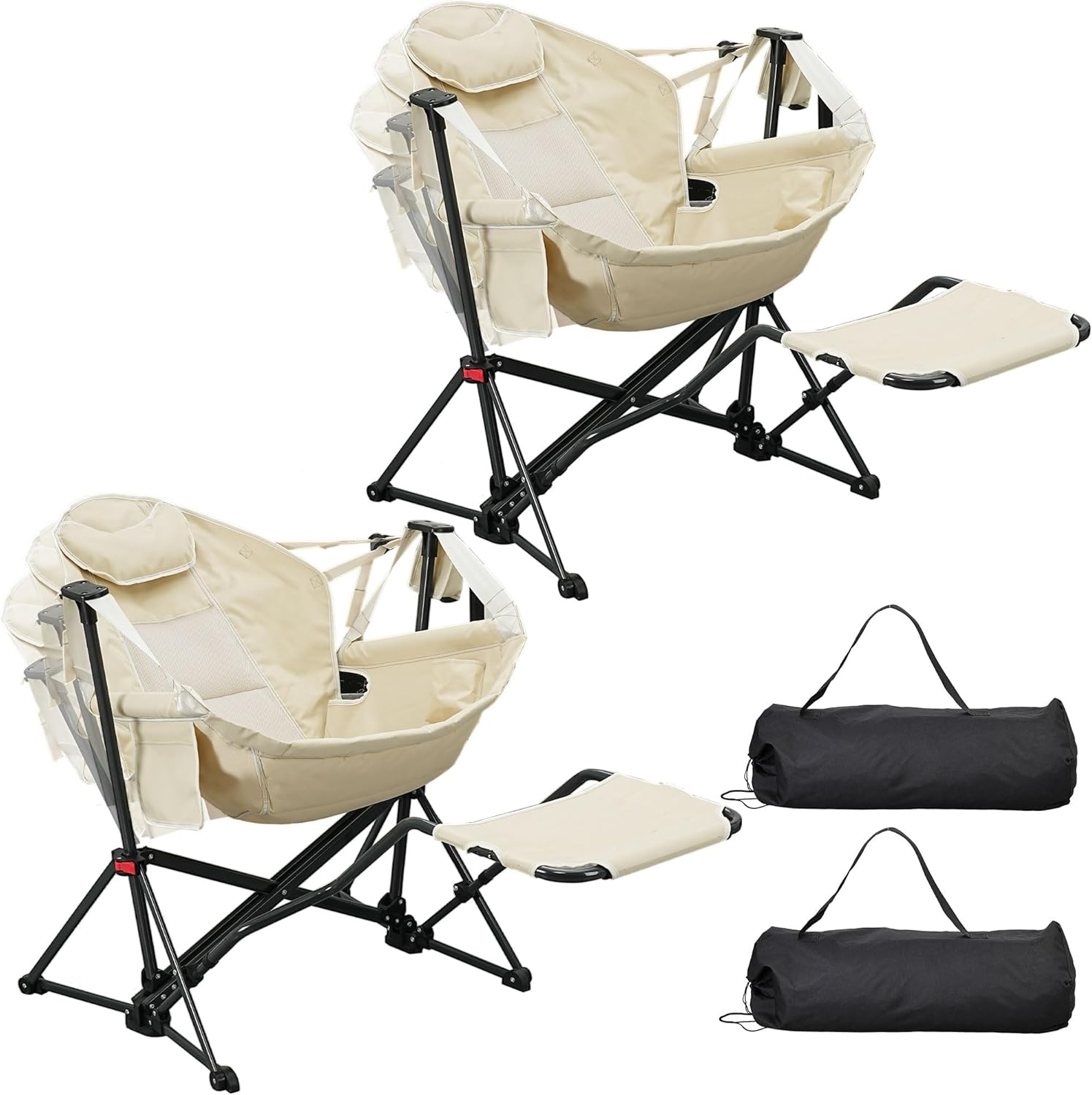 Ainfox Hammock Camping Chair with Footrest for Outdoor Relaxation