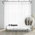 Barossa Design Clawfoot Tub Shower Curtain Wrap Around - Extra Wide