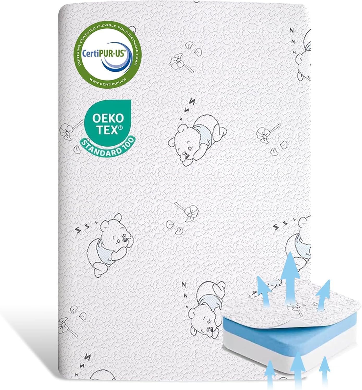 Pack and Play Mattress Pad for Comfortable Baby Sleep