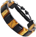 Tiger Eye Bracelet for Men - Adjustable Protection Stone Bracelet