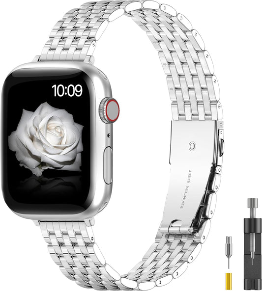 Stylish Stainless Steel Apple Watch Band by TISIMO