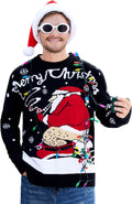 Men's Christmas Sweaters Holiday Funny Ugly Knitted Pullovers