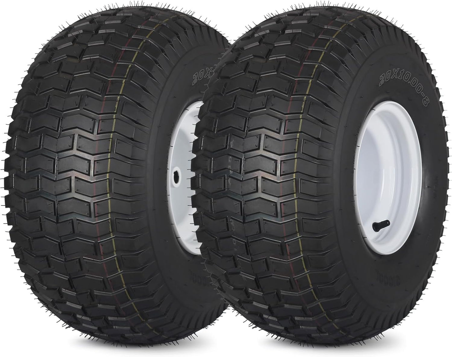 20x10.00-8 Lawn Mower Tire and Wheel for Reliable Performance