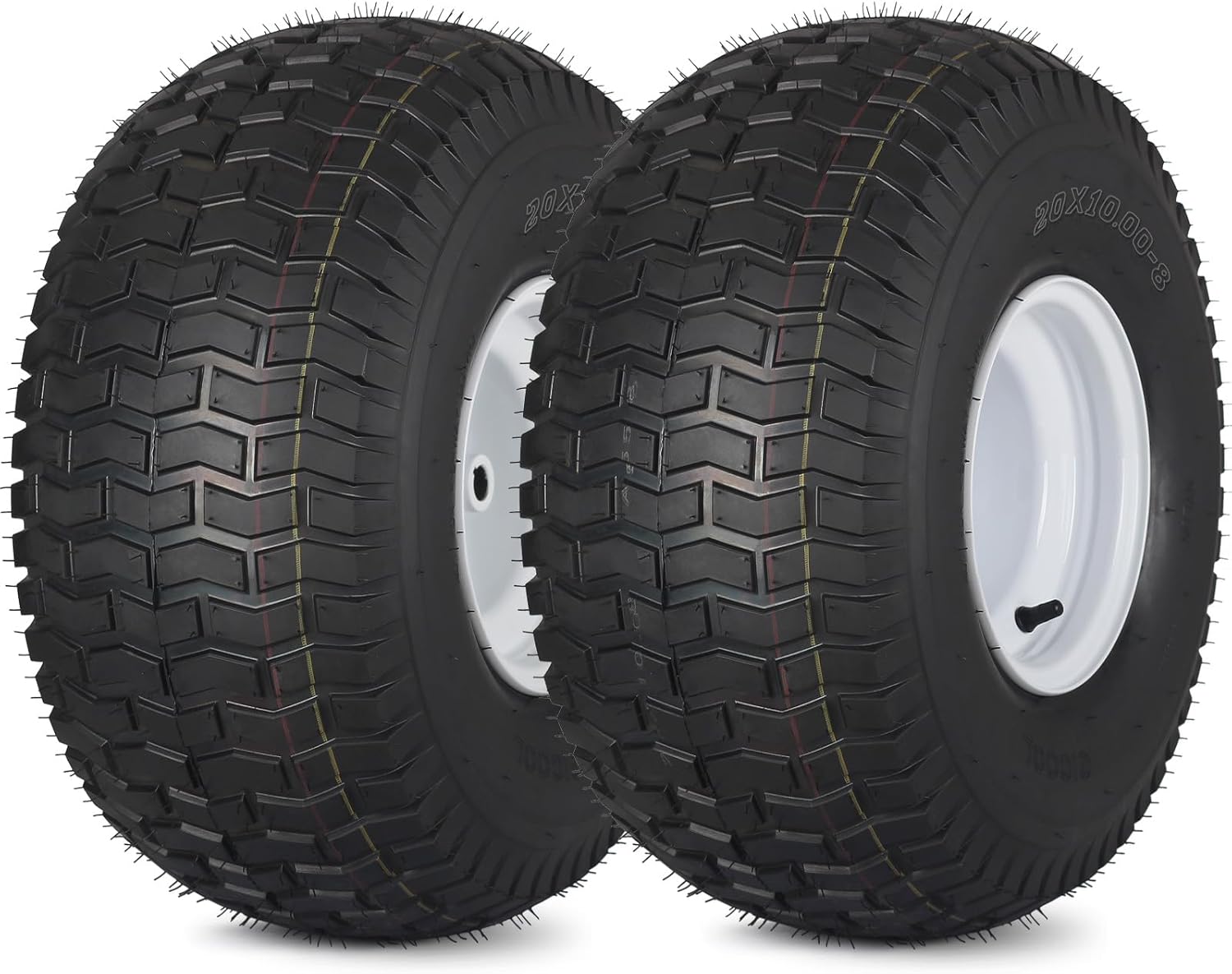 20x10.00-8 Lawn Mower Tire and Wheel for Reliable Performance
