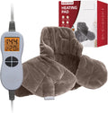 Weighted Neck & Shoulder Heating Pad 19in x 24in Light Tan - LED
