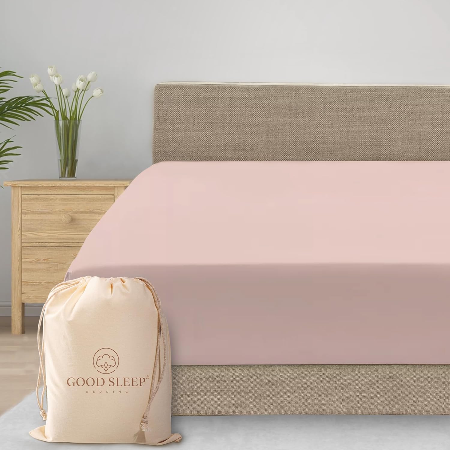 Good Sleep Bedding XL Twin Fitted Sheets - 800 TC Egyptian Cotton